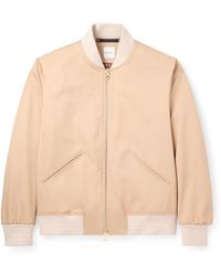 Paul Smith - Cotton-blend Twill Bomber Jacket - Lyst