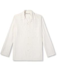 Umit Benan - Camp-collar Silk Shirt - Lyst