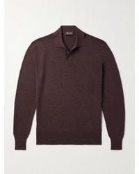 Loro Piana - Aspen Virgin Wool Polo Shirt - Lyst