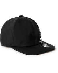 Moncler - Logo-print Shell Baseball Cap - Lyst