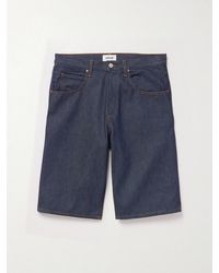 Agolde - Fusion Wide-Leg Denim Shorts - Lyst