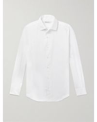 Loro Piana - André Linen And Cotton-blend Shirt - Lyst