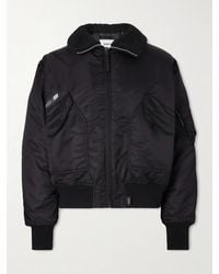WTAPS - Padded Fleece-trimmed Shell Jacket - Lyst