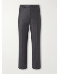 STÒFFA - Straight-Leg Wool And Cashmere-Blend Flannel Trousers - Lyst