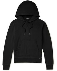 Tom Ford - Garment-dyed Cotton-jersey Hoodie - Lyst