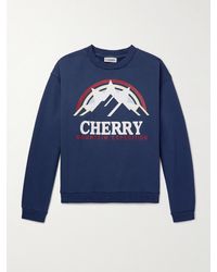 CHERRY LA - Mountain Expedition Sweatshirt aus Baumwoll-Jersey mit Logoprint - Lyst