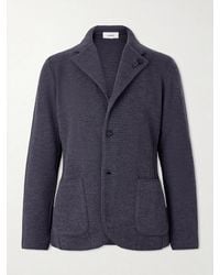 Lardini - Knitted Virgin Wool Blazer - Lyst