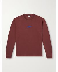 JW Anderson - Logo-Embroidered Cotton-Jersey T-Shirt - Lyst