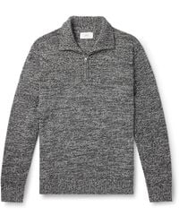 MR P. - Wool And Cashmere-blend Half-zip Sweater - Lyst