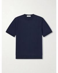 Boglioli - Garment-Dyed Cotton T-Shirt - Lyst