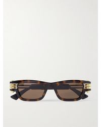 Bottega Veneta - D-Frame-Tone And Acetate Sunglasses - Lyst