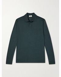 Altea - Pierre Lyocell And Cotton-Blend Jersey Polo Shirt - Lyst
