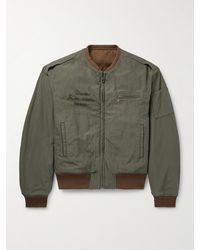 Visvim - Reversible Printed Cotton-Blend And Twill Bomber Jacket - Lyst