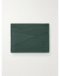 Loewe - Puzzle Edge Anagram-Embossed Full-Grain Leather Cardholder - Lyst