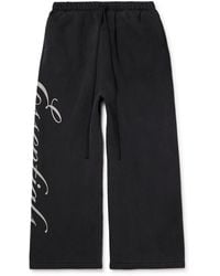 Fear Of God - Logo-Print Cotton-Jersey Sweatpants - Lyst