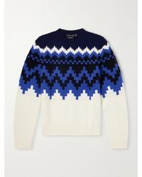 Canada Goose - Eri Intarsia-Knit Wool And Alpaca-Blend Sweater - Lyst