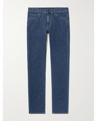 Canali - Slim-fit Tapered Jeans - Lyst