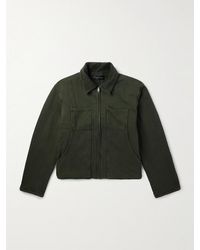 Les Tien - Utility Heavyweight Structured-Fleece Cotton-Jersey Jacket - Lyst