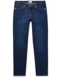 NN07 - Slater 1838 Slim-fit Tapered Distressed Jeans - Lyst