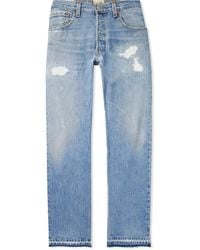 GALLERY DEPT. - Straight-leg Distressed Jeans - Lyst