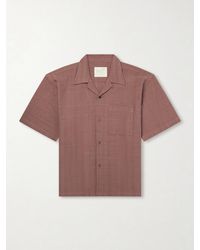 Kardo - Rohit Convertible-Collar Cotton-Jacquard Shirt - Lyst