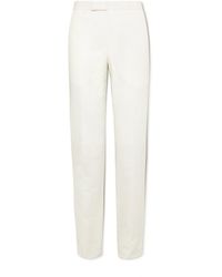 Richard James - Straight-leg Linen And Cotton-blend Suit Trousers - Lyst