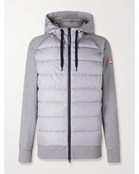 Canada Goose - Hybridge Huron Quilted Shell And Cotton-Jersey Down Jacket - Lyst