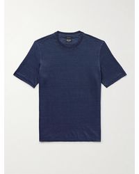 ZEGNA - Oasi Linen T-Shirt - Lyst
