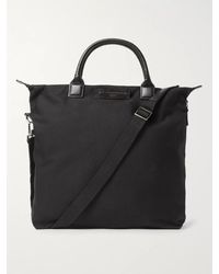 WANT Les Essentiels - O'hare Leather-trimmed Organic Cotton-canvas Tote Bag - Lyst