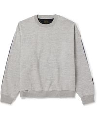 Kapital - Patchwork Cotton-jersey And Cotton And Linen-blend Sweatshirt - Lyst