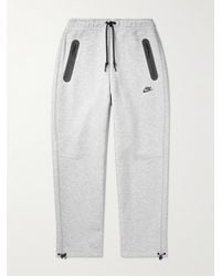 Nike - Sportswear Club Straight-leg Logo-print Cotton-blend Jersey Sweatpants - Lyst