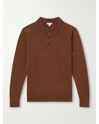 Sunspel - Cashmere Polo Shirt - Lyst
