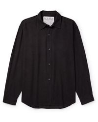 mfpen - Comfy Garment-dyed Tm Lyocell-flannel Shirt - Lyst