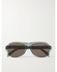 Celine - Frame 56 Aviator-Style Acetate Sunglasses - Lyst