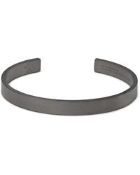Le Gramme - Le 21 Brushed Ruthenium-plated Sterling Silver Cuff - Lyst