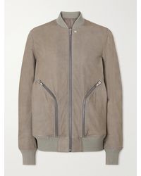 Rick Owens - Bauhaus Leather Zip-Up Flight Jacket - Lyst