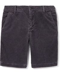 Remi Relief - Straight-leg Cotton-blend Corduroy Shorts - Lyst