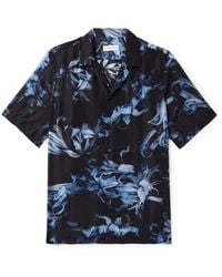 Dries Van Noten - Camp-Collar Printed Silk-Habotai Shirt - Lyst