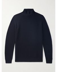 Loro Piana - Lupetto Slim-fit Ribbed Wish® Virgin Wool-blend Rollneck Ski Base Layer - Lyst