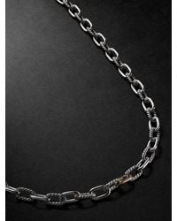 David Yurman - Madison Sterling Silver And 18-karat Gold Chain Necklace - Lyst