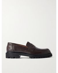 MR P. - Jacques Full-grain Leather Penny Loafers - Lyst