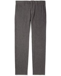 NN07 - Theo 1067 Straight-leg Stretch-cotton Trousers - Lyst