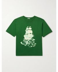Bode - Pirate Ship Logo-print Cotton-jersey T-shirt - Lyst