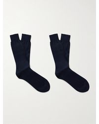 MR P. - Two-Pack Ribbed Organic Cotton Socks - Lyst