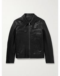 Givenchy - Padded Crinkled-Leather Jacket - Lyst