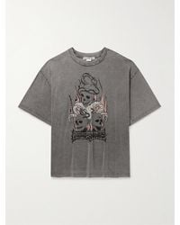 Acne Studios - Edra Logo-print Cotton-jersey T-shirt - Lyst