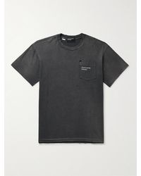 Enfants Riches Deprimes - Thrashed Distressed Logo-print Cotton-jersey T-shirt - Lyst