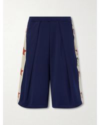 Kapital - Kome-kome Straight-leg Satin-jersey Shorts - Lyst