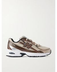 New Balance - 740 Sneakers aus Mesh mit Besatz aus synthetischem Material in Metallic-Optik - Lyst