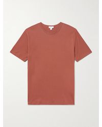 Sunspel - Slim-Fit Supima Cotton-Jersey T-Shirt - Lyst